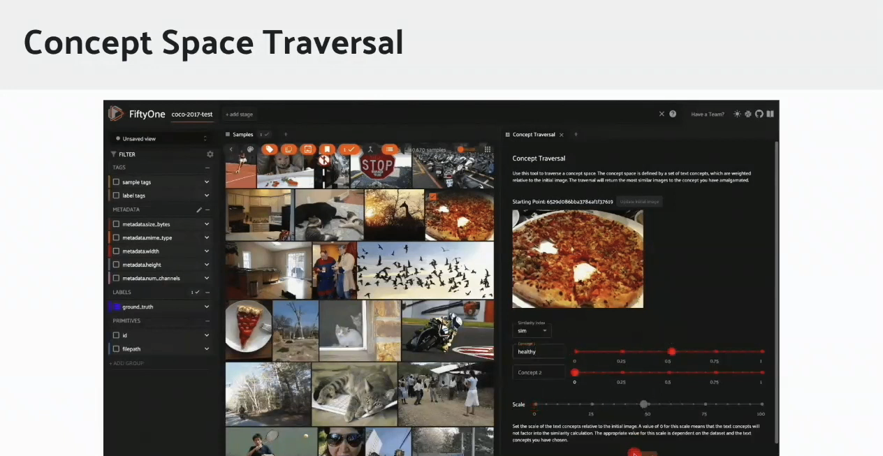 Concept space traversal