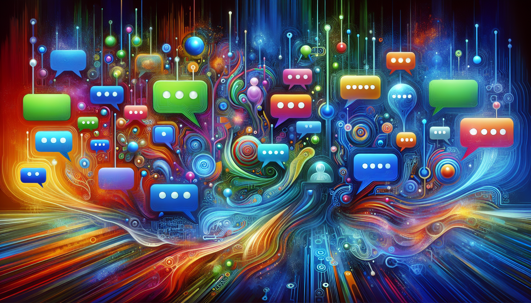 An illustration depicting conversational AI technology in action..png