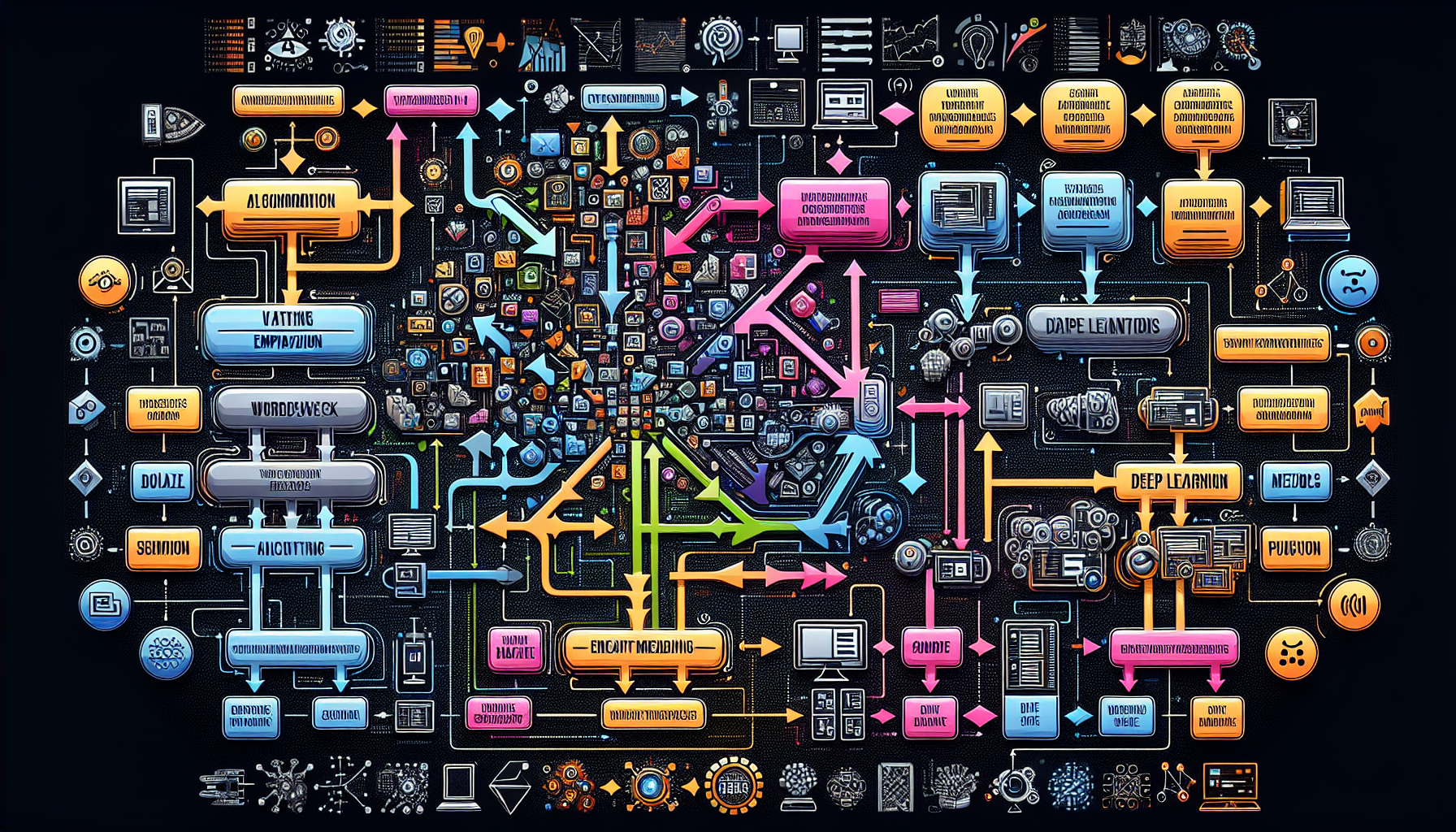 An illustration showing techniques and methods for creating embeddings.