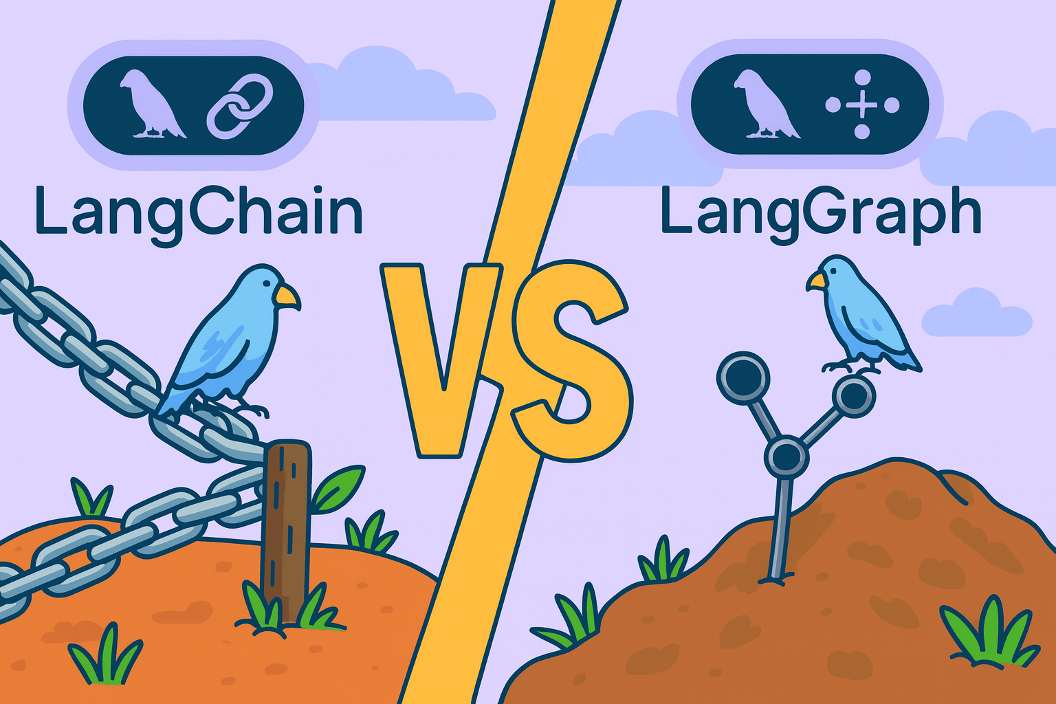LangChain vs LangGraph: A Developer's Guide to Choosing Your AI Frameworks
