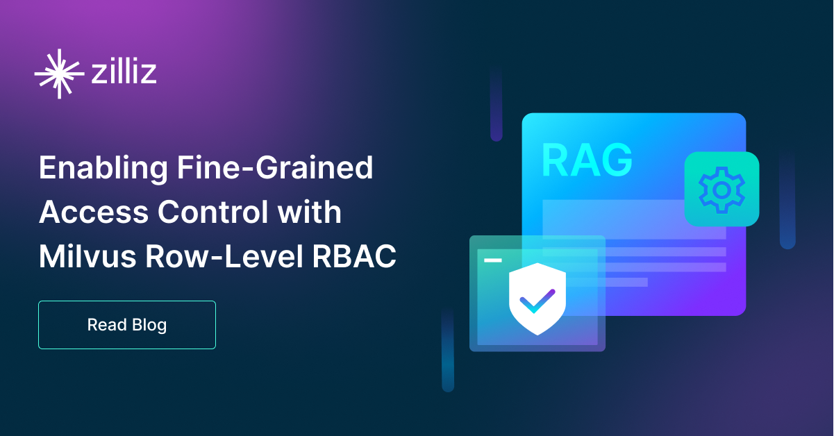 Enabling Fine-Grained Access Control with Milvus Row-Level RBAC