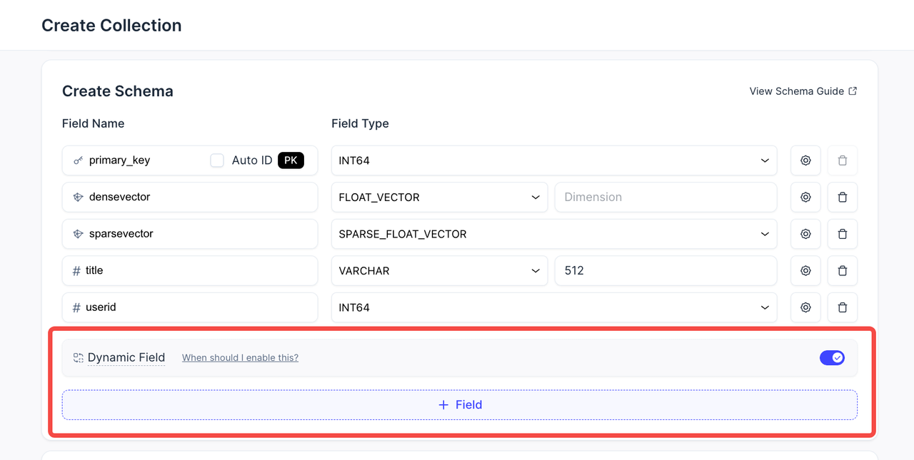 Enhanced Schema Design- Better Dynamic Field Integration