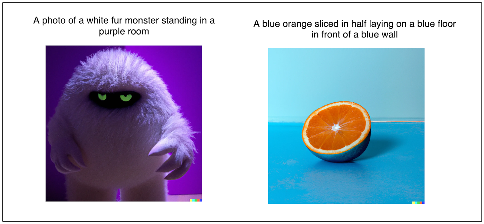 Example images generated by DALL-E from text descriptions