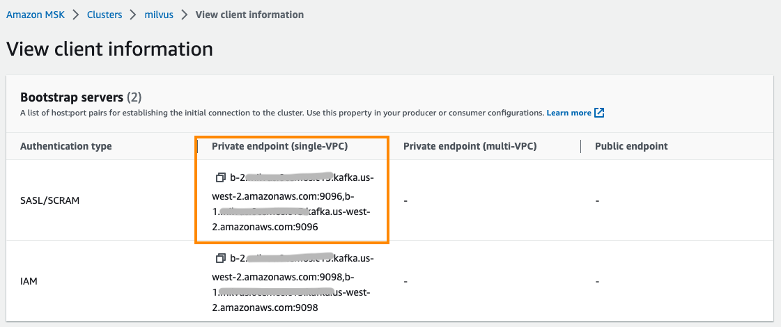 Figure 4 Configure MSK as the Message Storage of Milvus.png