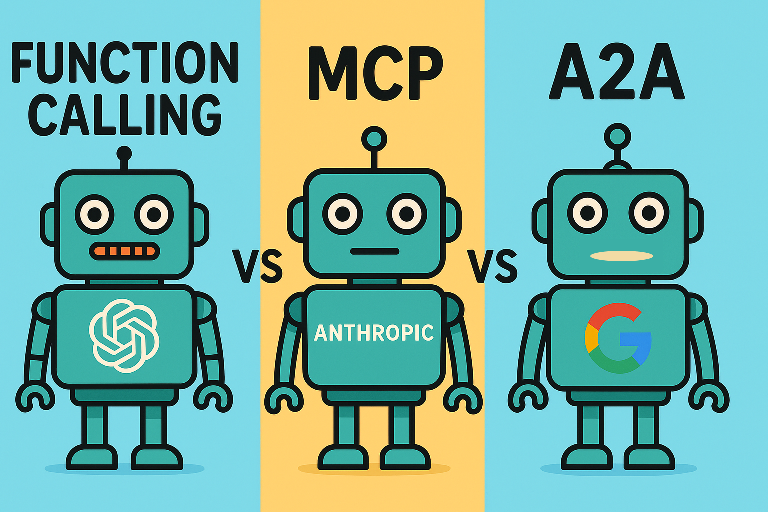 The Great AI Agent Protocol Race: Function Calling vs. MCP vs. A2A