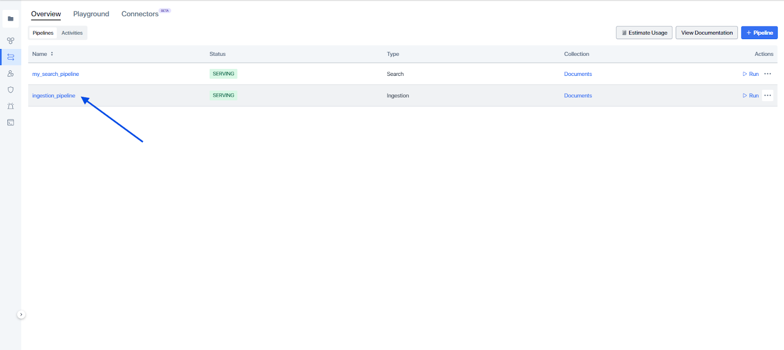 Ingestion Pipeline in Zilliz Cloud