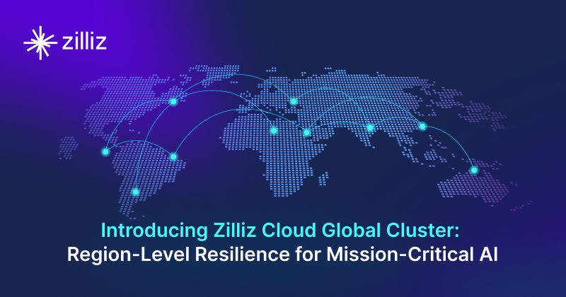 Introducing Zilliz Cloud Global Cluster: Region-Level Resilience for Mission-Critical AI