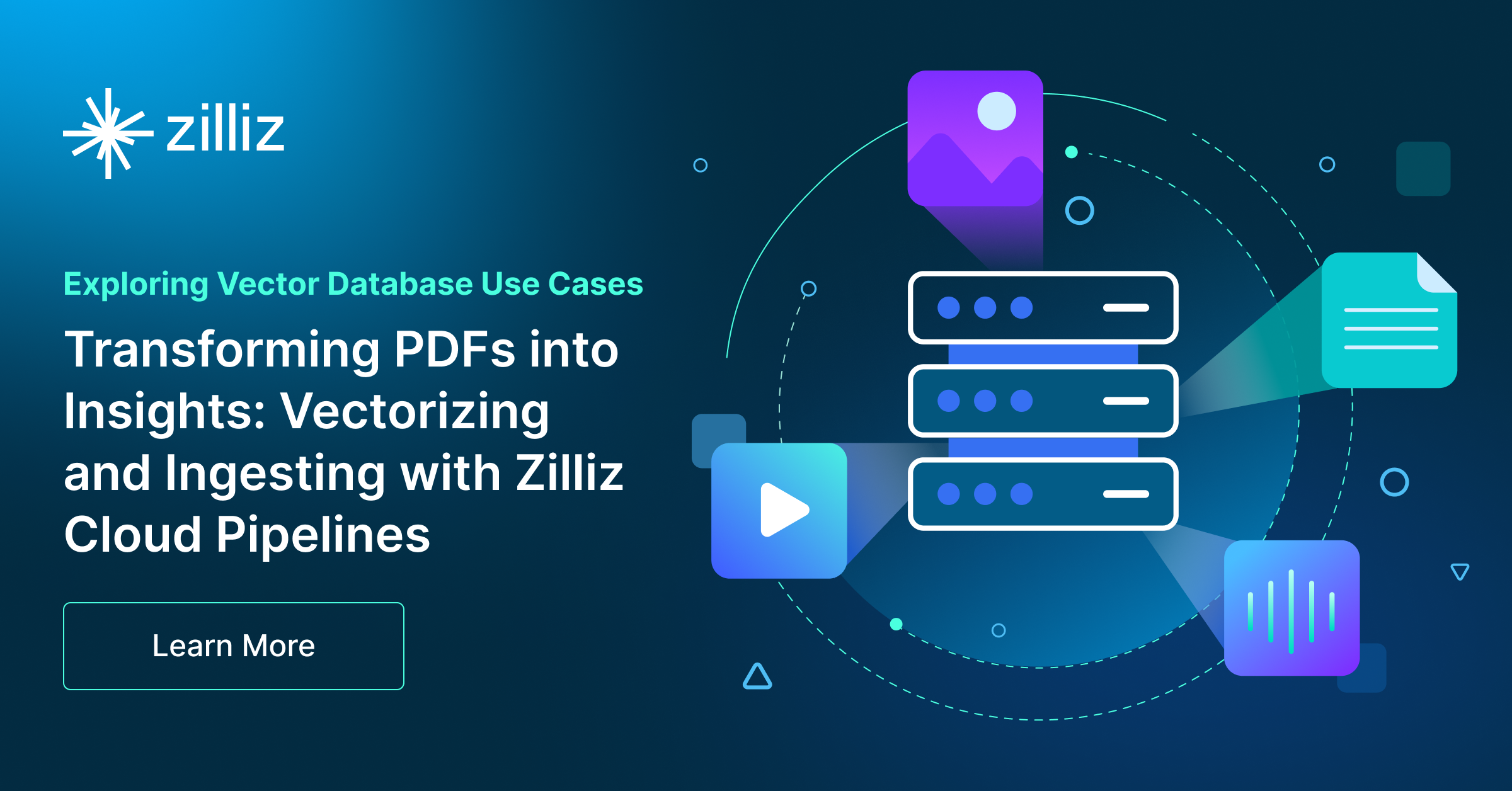 Transforming PDFs into Insights: Vectorizing and Ingesting with Zilliz Cloud Pipelines