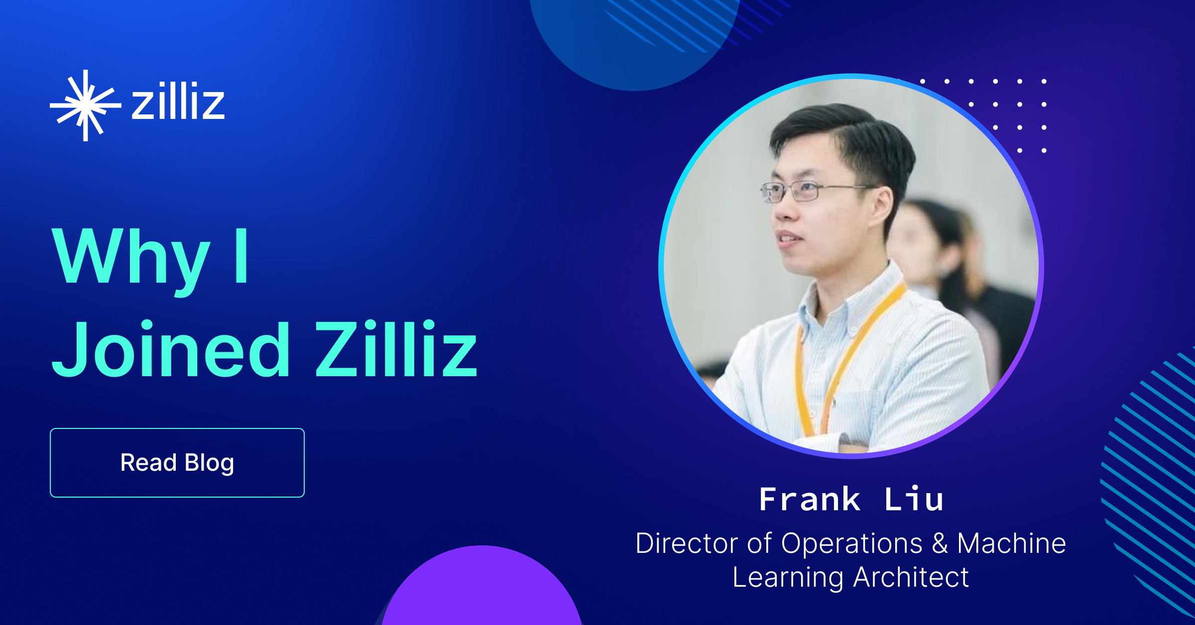 Frank Liu: Why I Joined a Vector Database Company