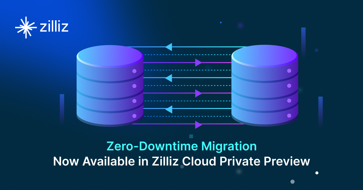 Zero-Downtime Migration Now Available in Zilliz Cloud Private Preview