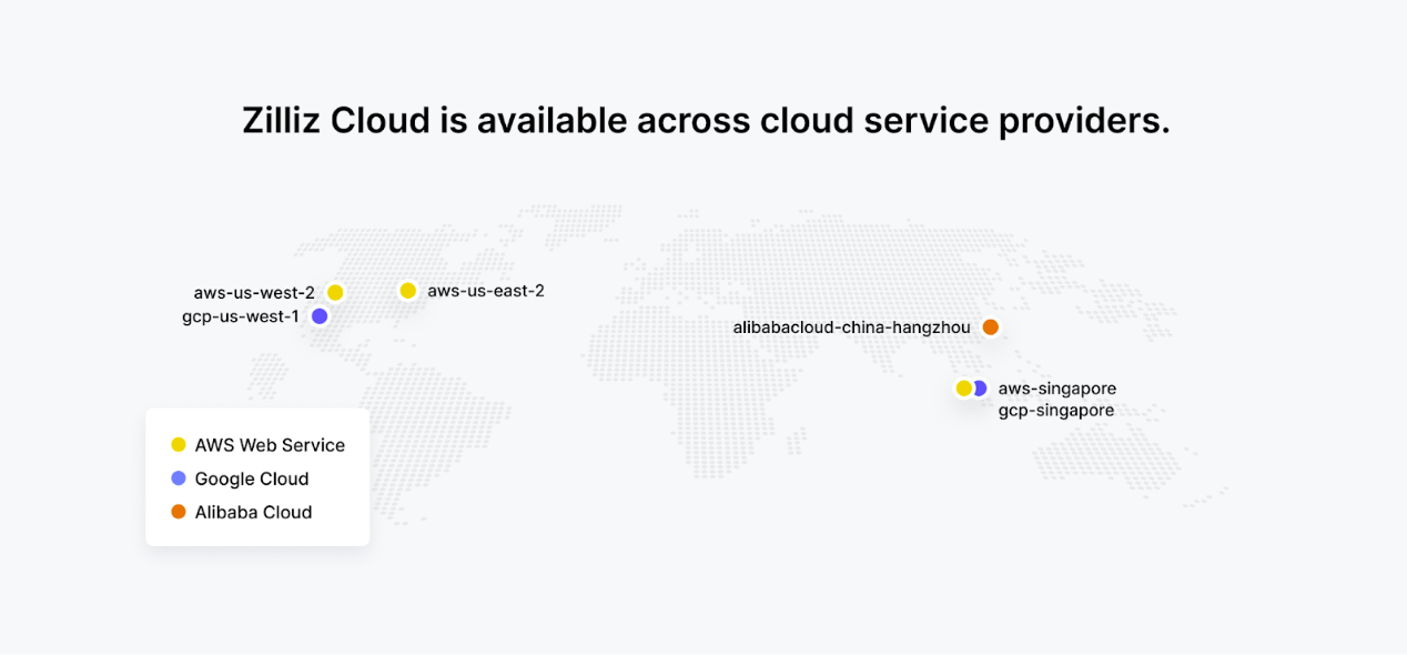 Zilliz Cloud expands to AWS and GCP Singapore