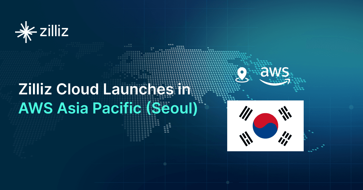 Zilliz Cloud Now Available in AWS Asia Pacific (Seoul)
