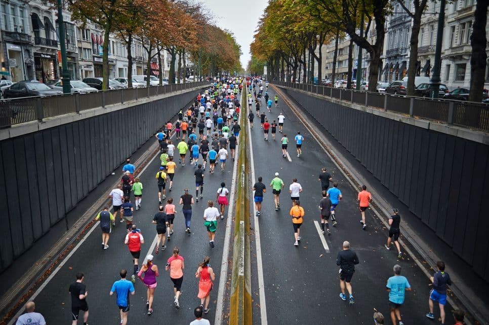 Timing marathon runners is a logistical challenge few think about.