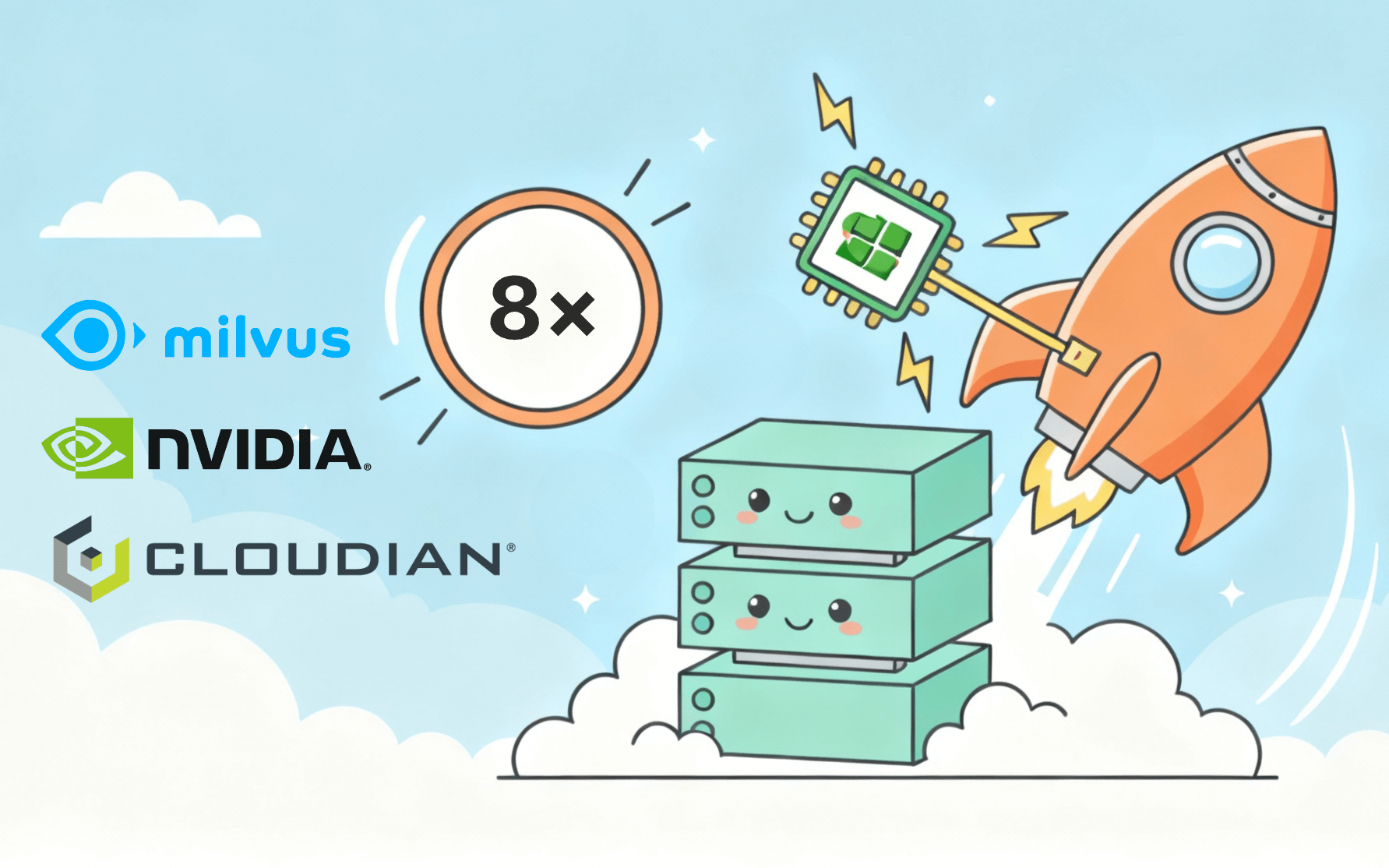 Unlocking 8× Milvus Performance with Cloudian HyperStore and NVIDIA RDMA for S3 Storage