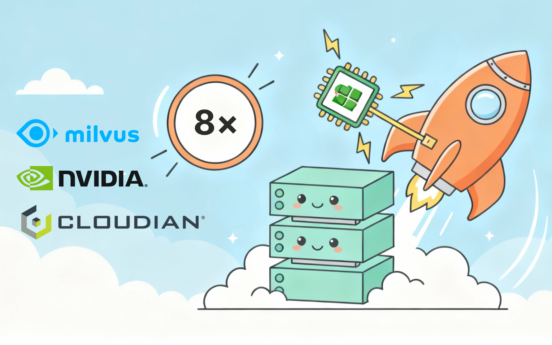 Unlocking 8× Milvus Performance with Cloudian HyperStore and NVIDIA RDMA for S3 Storage