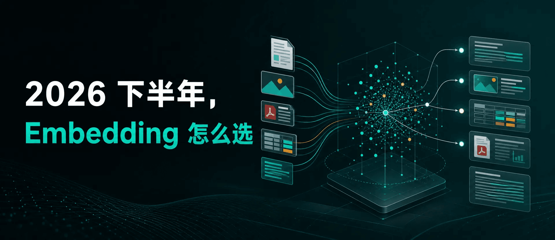 2026 下半年, 从Qwen3 到 ColPali,Embedding 怎么选?