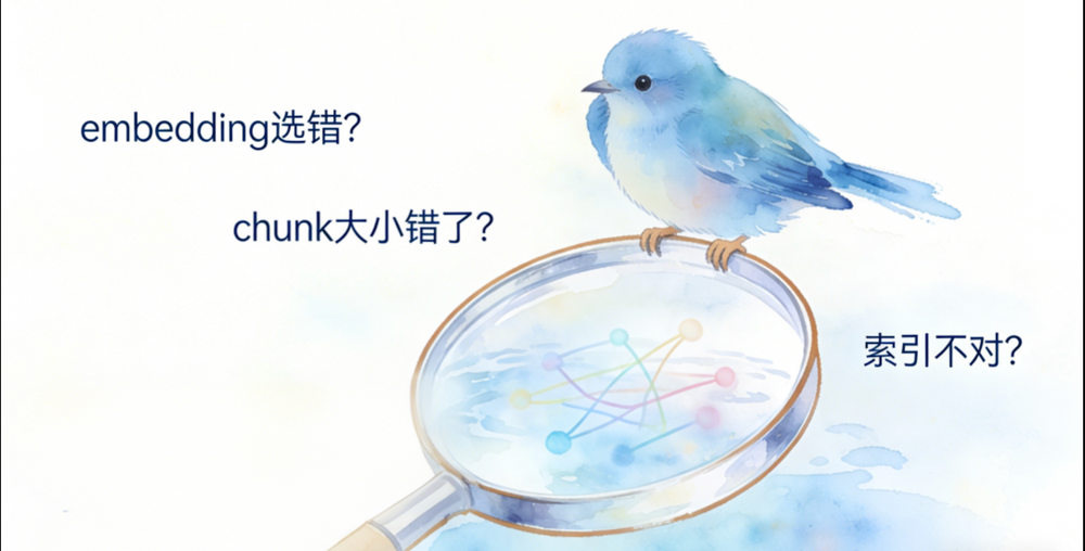 RAG优化不抓瞎！Milvus检索可视化，帮你快速定位嵌入、切块、索引哪有问题