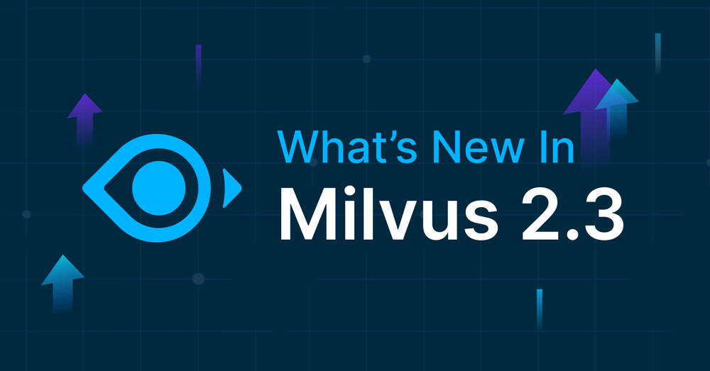 打磨 8 个月、功能全面升级，Milvus 2.3.0 文字发布会现在开始！