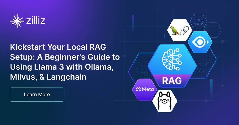 Kickstart Your Local RAG Setup: A Beginner's Guide to Using Llama 3 LangChain with Ollama and Milvus