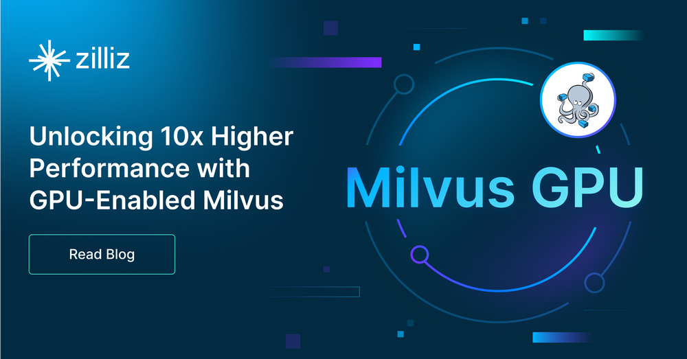 Getting Started with GPU-Powered Milvus: Unlocking 10x Higher Performance