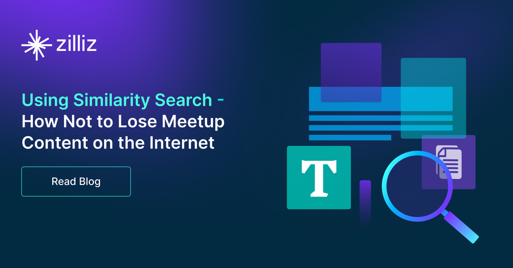 Using Similarity Search - How Not to Lose Meetup Content on the Internet