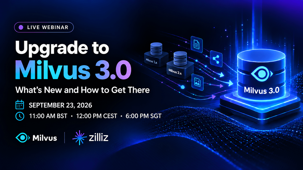Upgrade to Milvus 3.0: What’s New and How to Get There