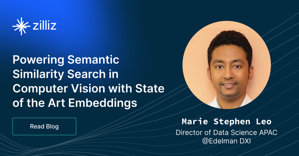 Powering Semantic Similarity Search in Computer Vision with State of the Art Embeddings