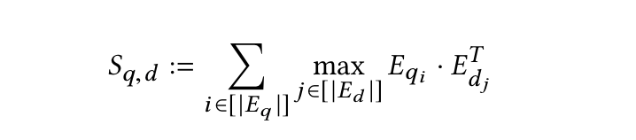 maxsim calculation