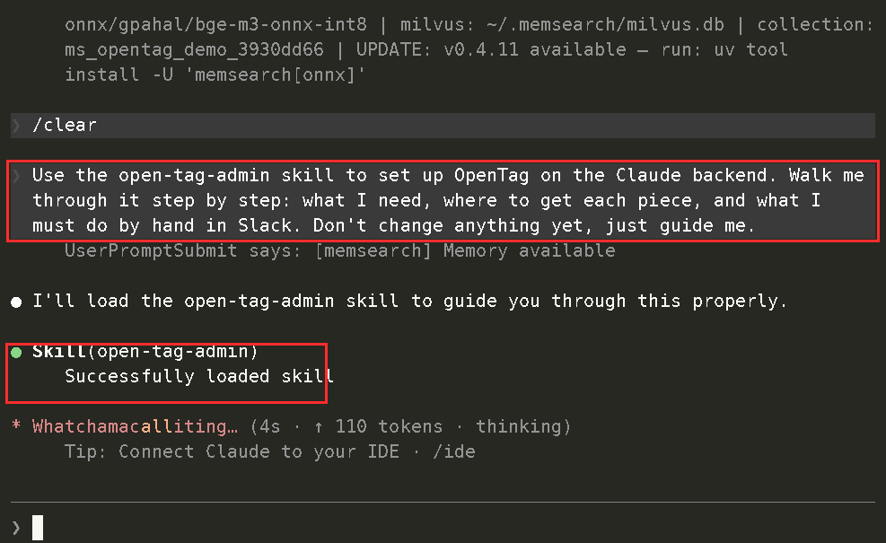 Agent-guided local install and configuration