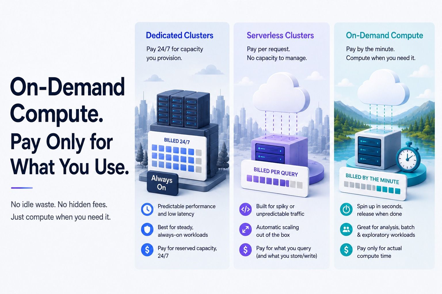 Zilliz Cloud On-Demand Compute: Pay Only for What You Use