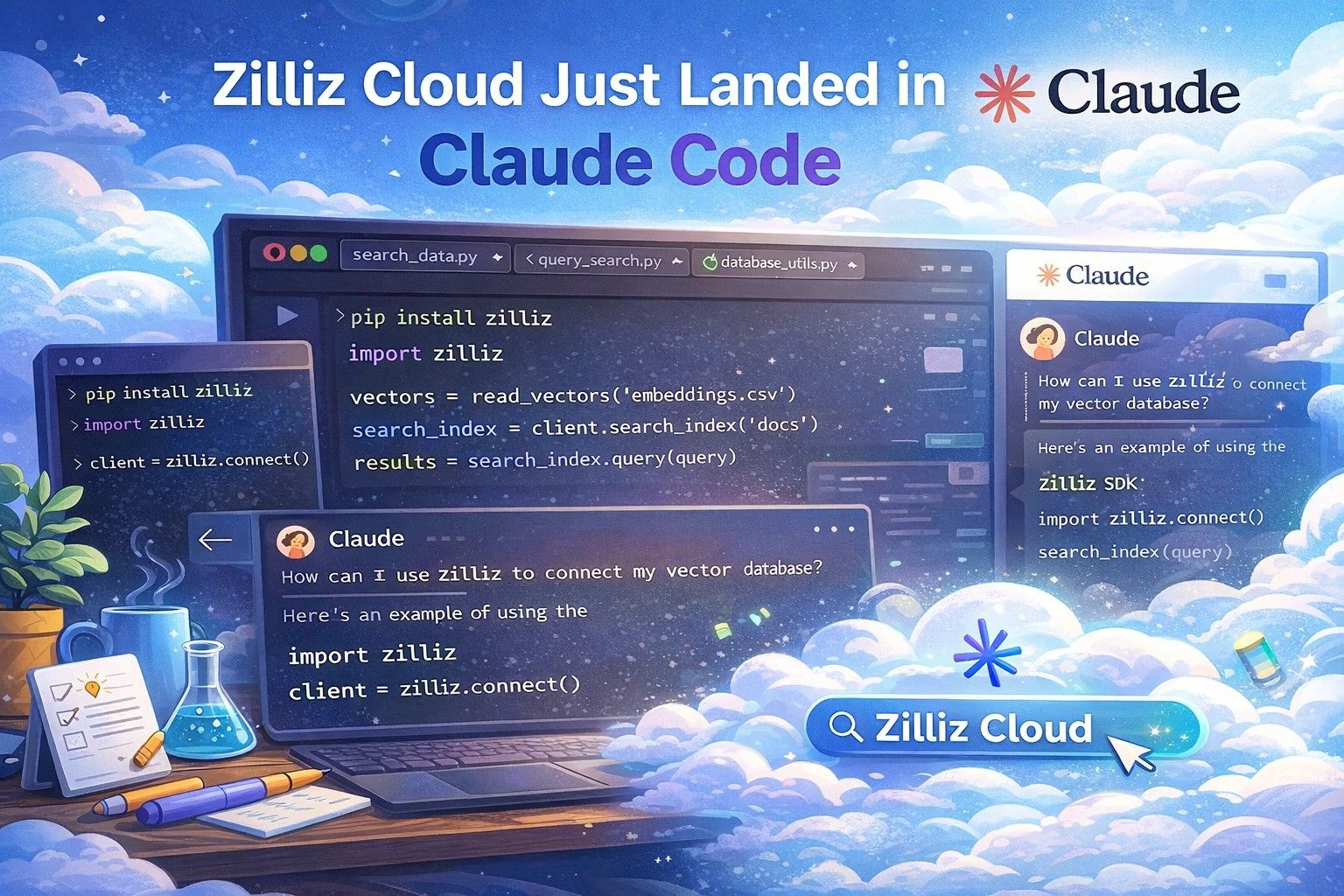 Zilliz Cloud Just Landed in Claude Code